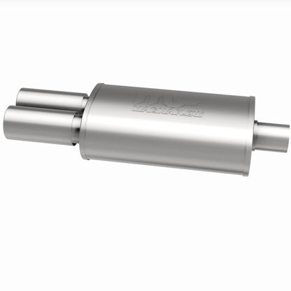 Straight-Through Performance Muffler; 2.25/3.125in. Center/Dual; 5x14x8 Body by MagnaFlow Exhaust Products