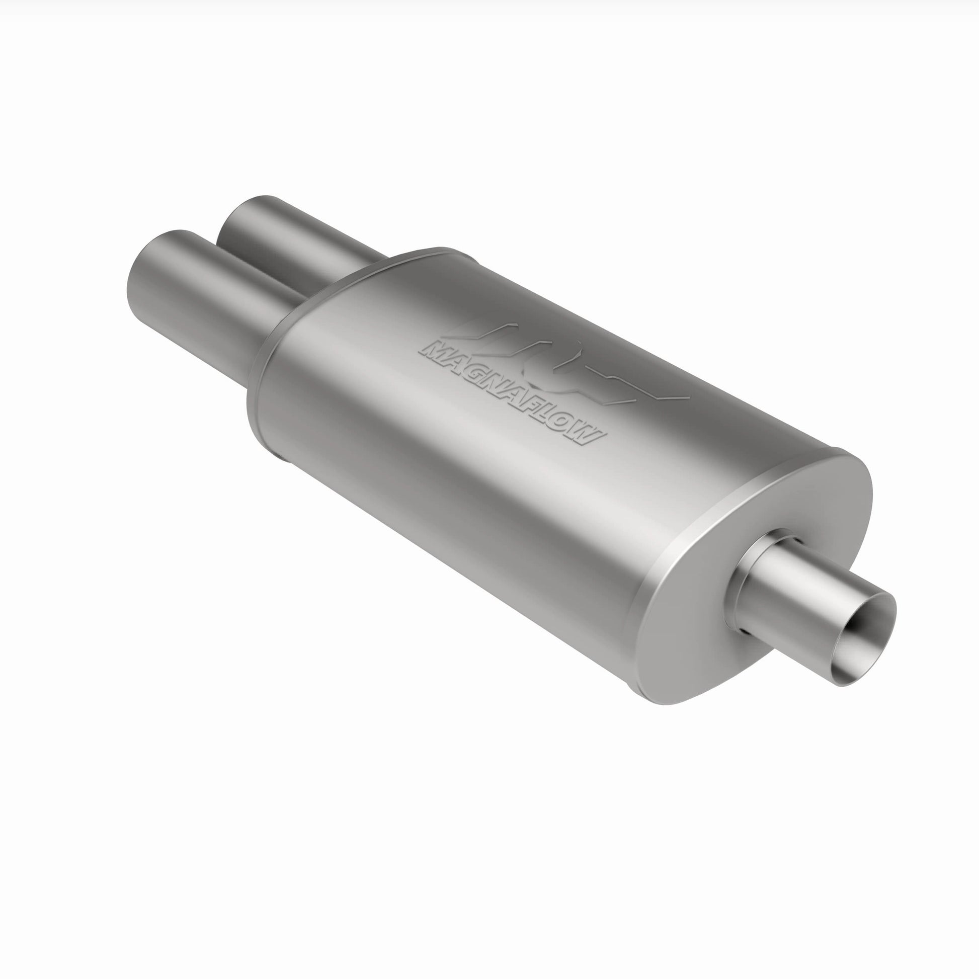 Straight-Through Performance Muffler; 2.25/3.125in. Center/Dual; 5x14x8 Body by MagnaFlow Exhaust Products