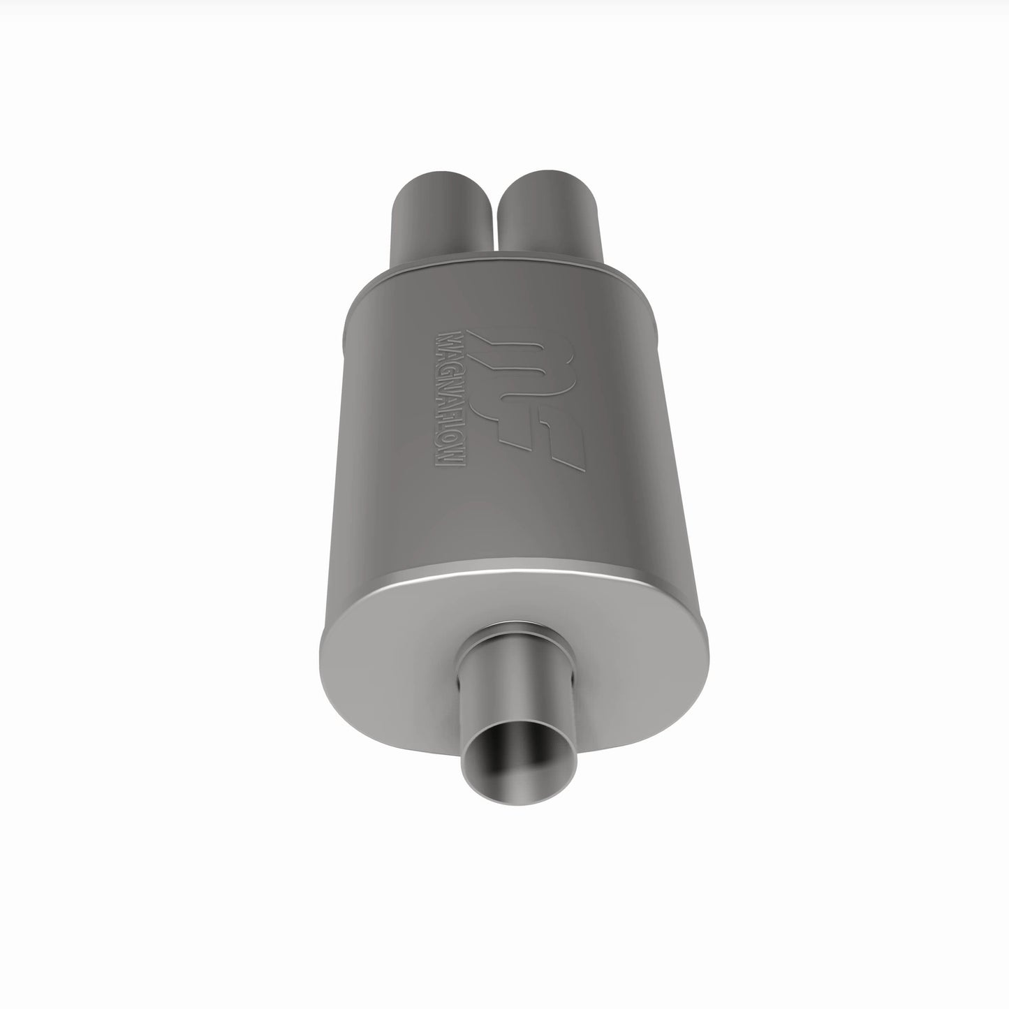 Straight-Through Performance Muffler; 2.25/3.125in. Center/Dual; 5x14x8 Body by MagnaFlow Exhaust Products