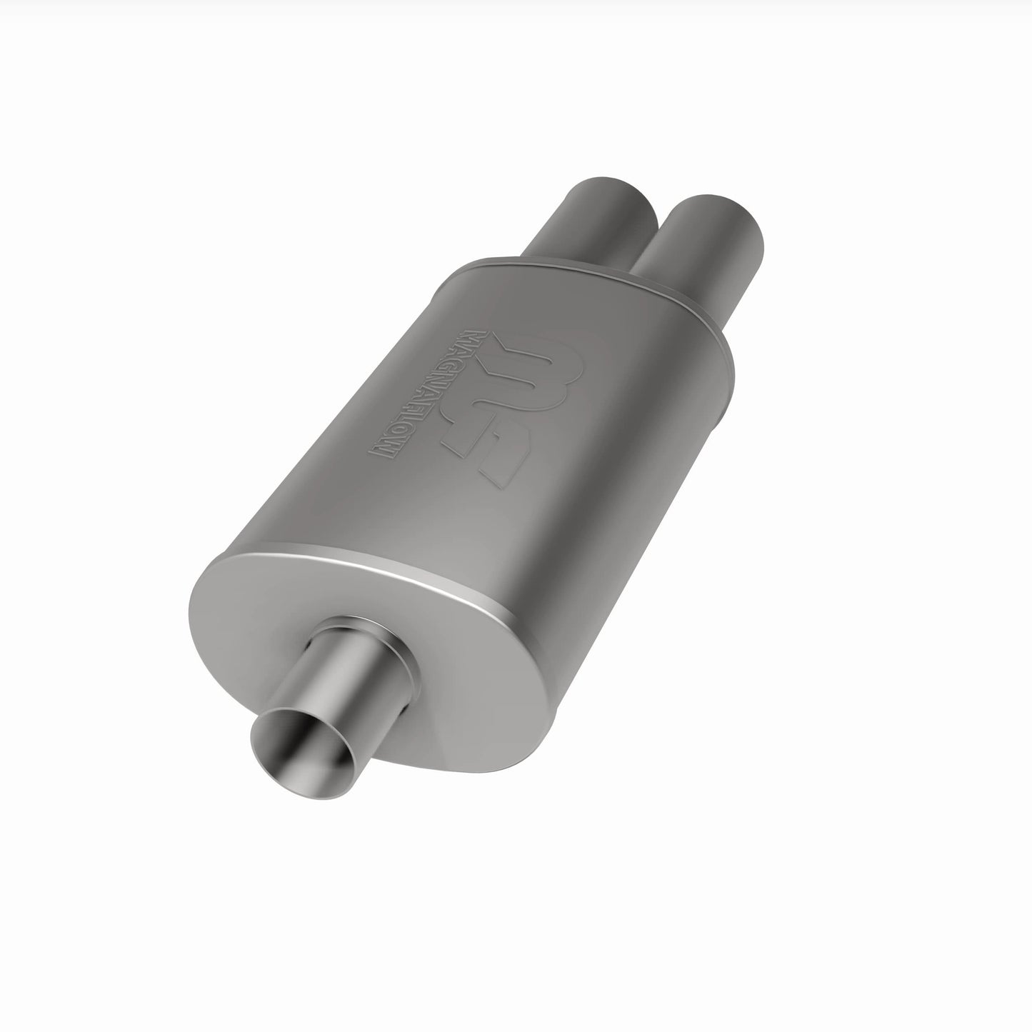 Straight-Through Performance Muffler; 2.25/3.125in. Center/Dual; 5x14x8 Body by MagnaFlow Exhaust Products