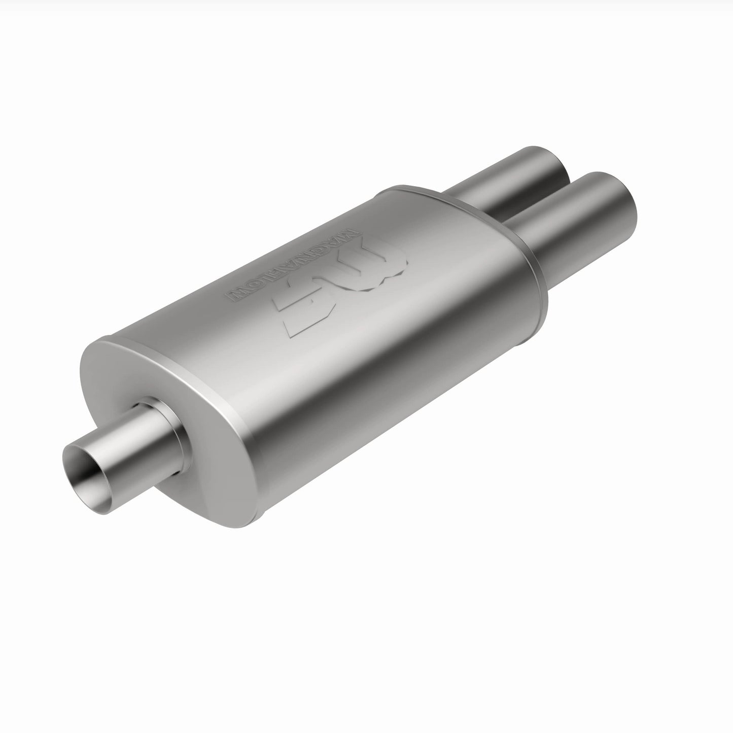 Straight-Through Performance Muffler; 2.25/3.125in. Center/Dual; 5x14x8 Body by MagnaFlow Exhaust Products