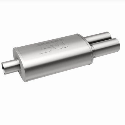 Straight-Through Performance Muffler; 2.25/3.125in. Center/Dual; 5x14x8 Body by MagnaFlow Exhaust Products