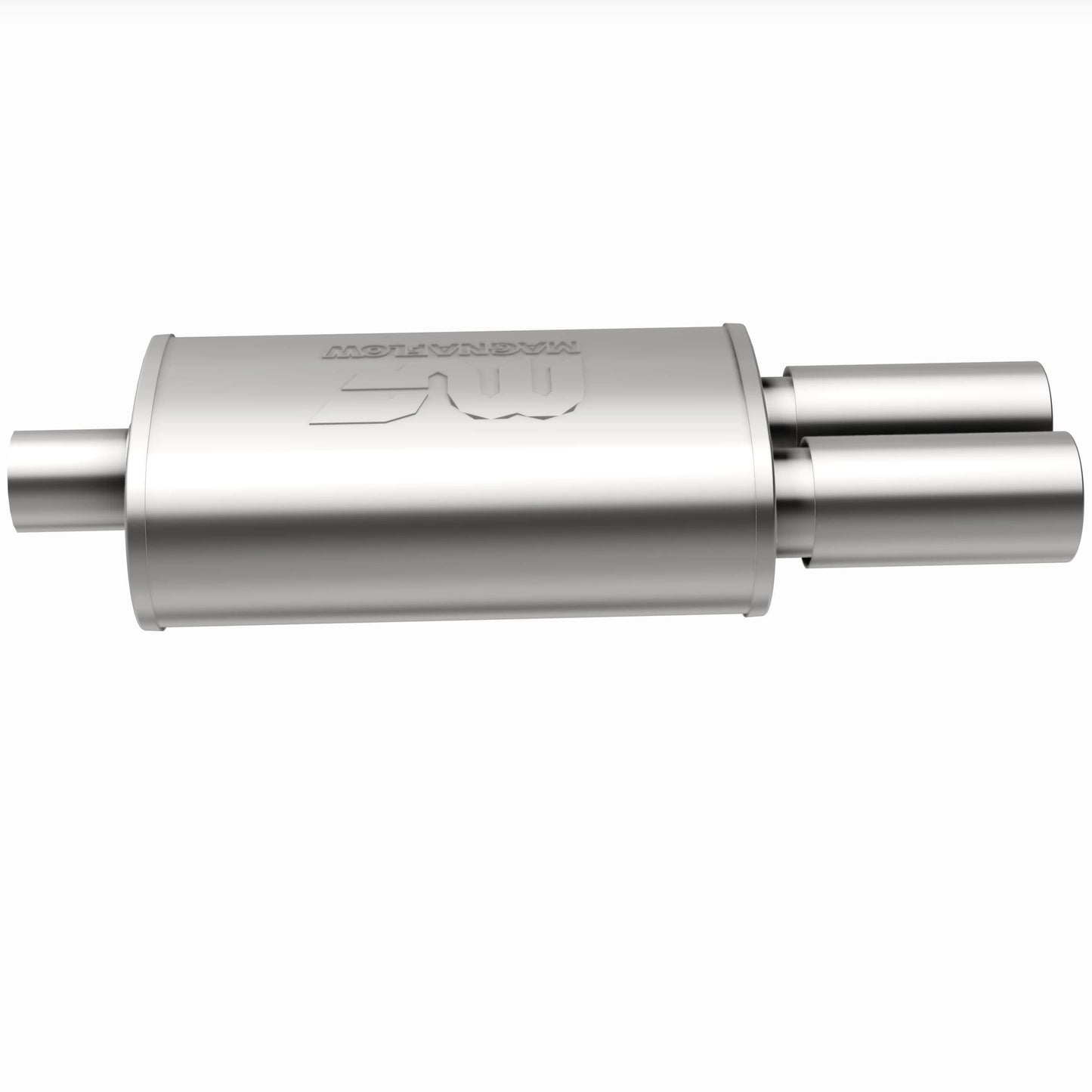 Straight-Through Performance Muffler; 2.25/3.125in. Center/Dual; 5x14x8 Body by MagnaFlow Exhaust Products