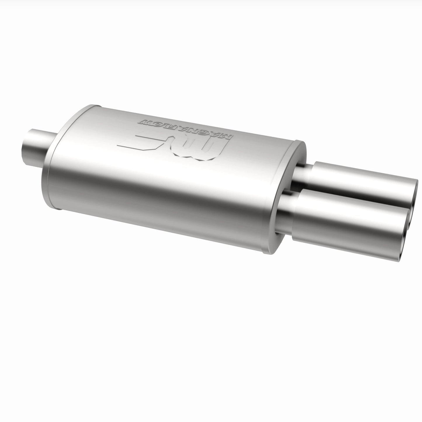 Straight-Through Performance Muffler; 2.25/3.125in. Center/Dual; 5x14x8 Body by MagnaFlow Exhaust Products