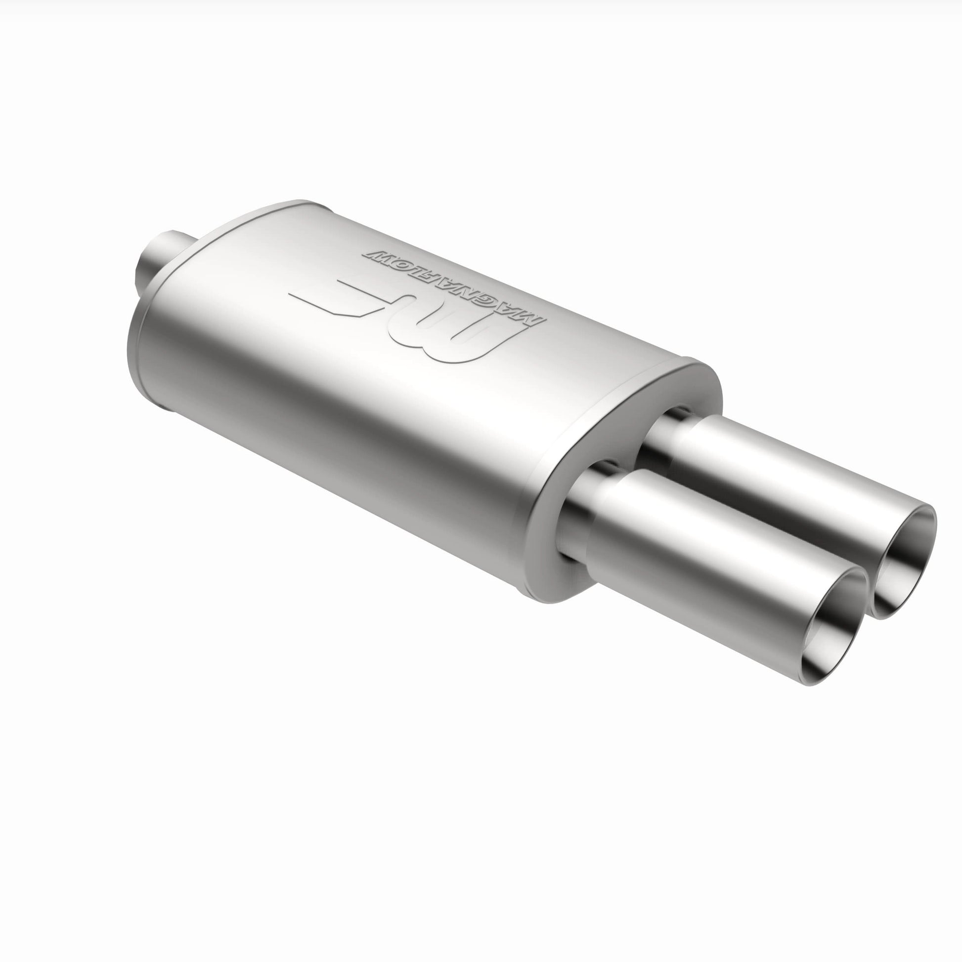 Straight-Through Performance Muffler; 2.25/3.125in. Center/Dual; 5x14x8 Body by MagnaFlow Exhaust Products