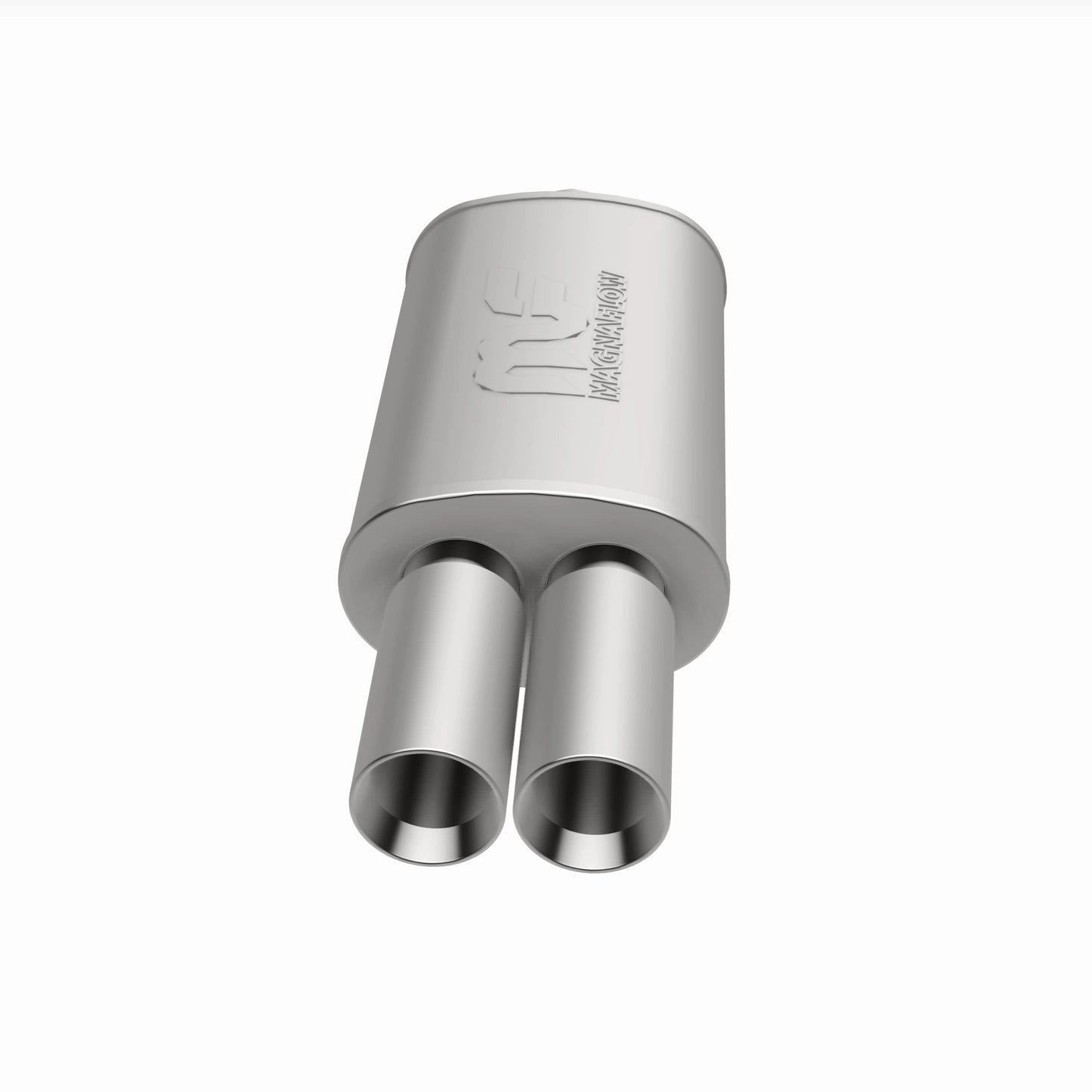 Straight-Through Performance Muffler; 2.25/3.125in. Center/Dual; 5x14x8 Body by MagnaFlow Exhaust Products