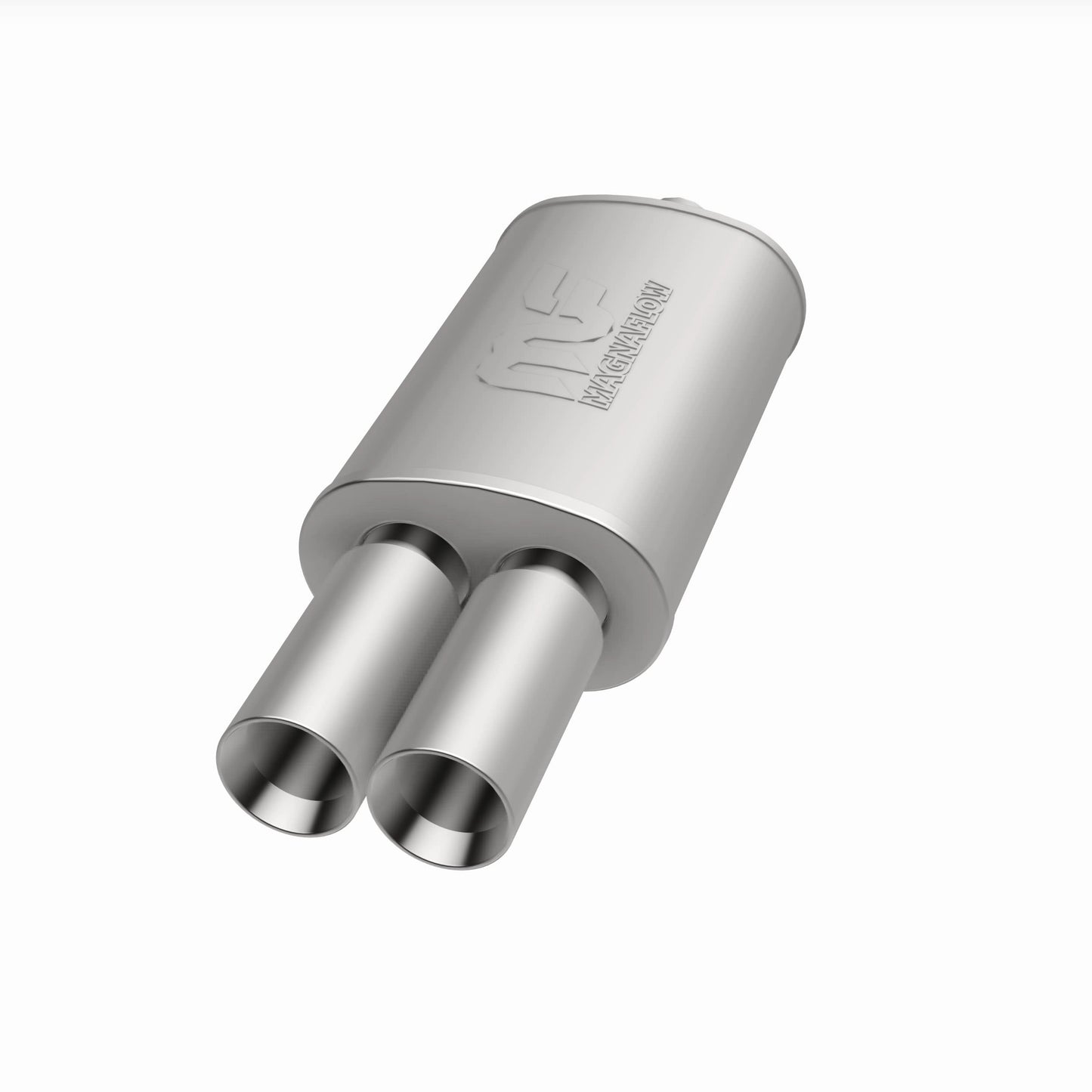 Straight-Through Performance Muffler; 2.25/3.125in. Center/Dual; 5x14x8 Body by MagnaFlow Exhaust Products