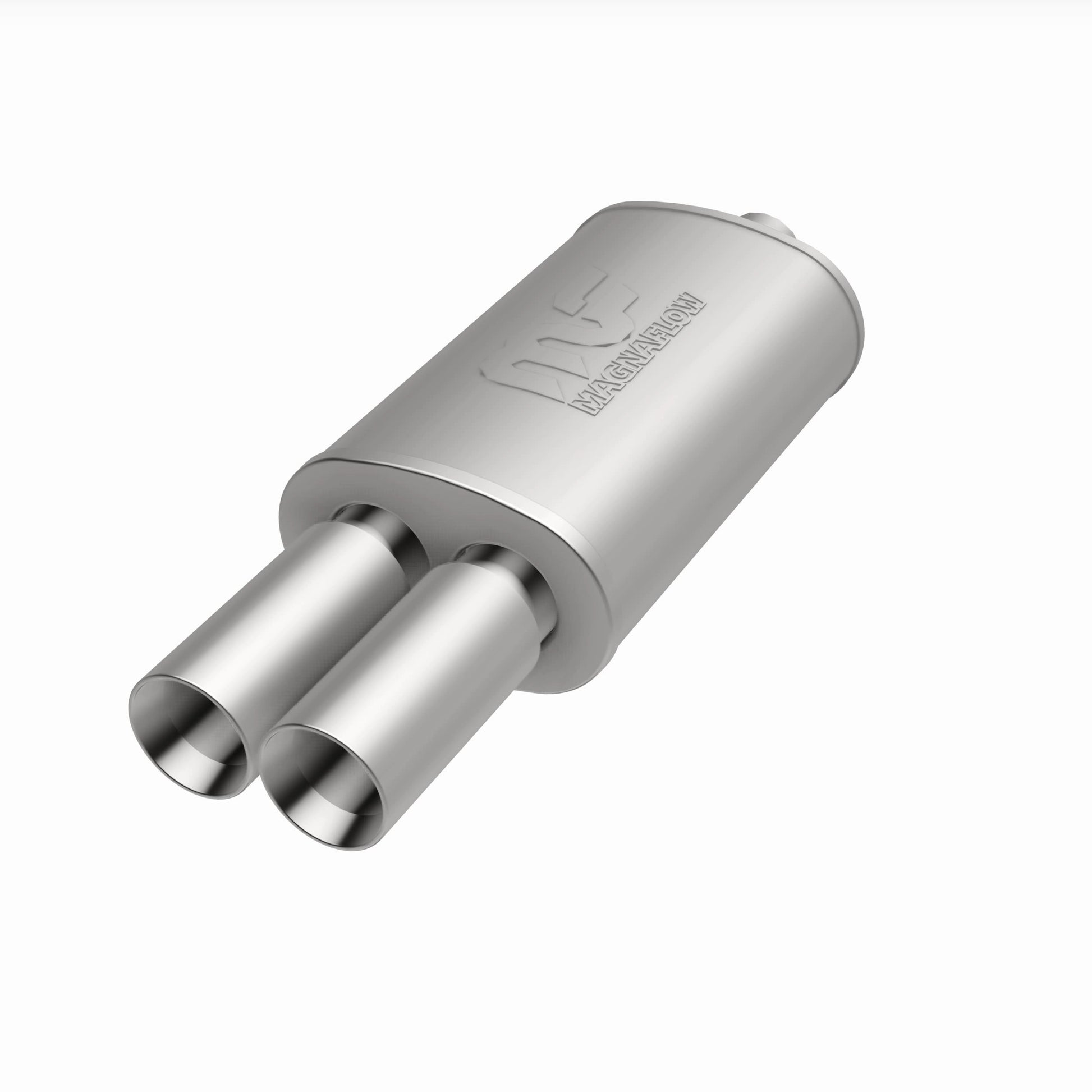 Straight-Through Performance Muffler; 2.25/3.125in. Center/Dual; 5x14x8 Body by MagnaFlow Exhaust Products