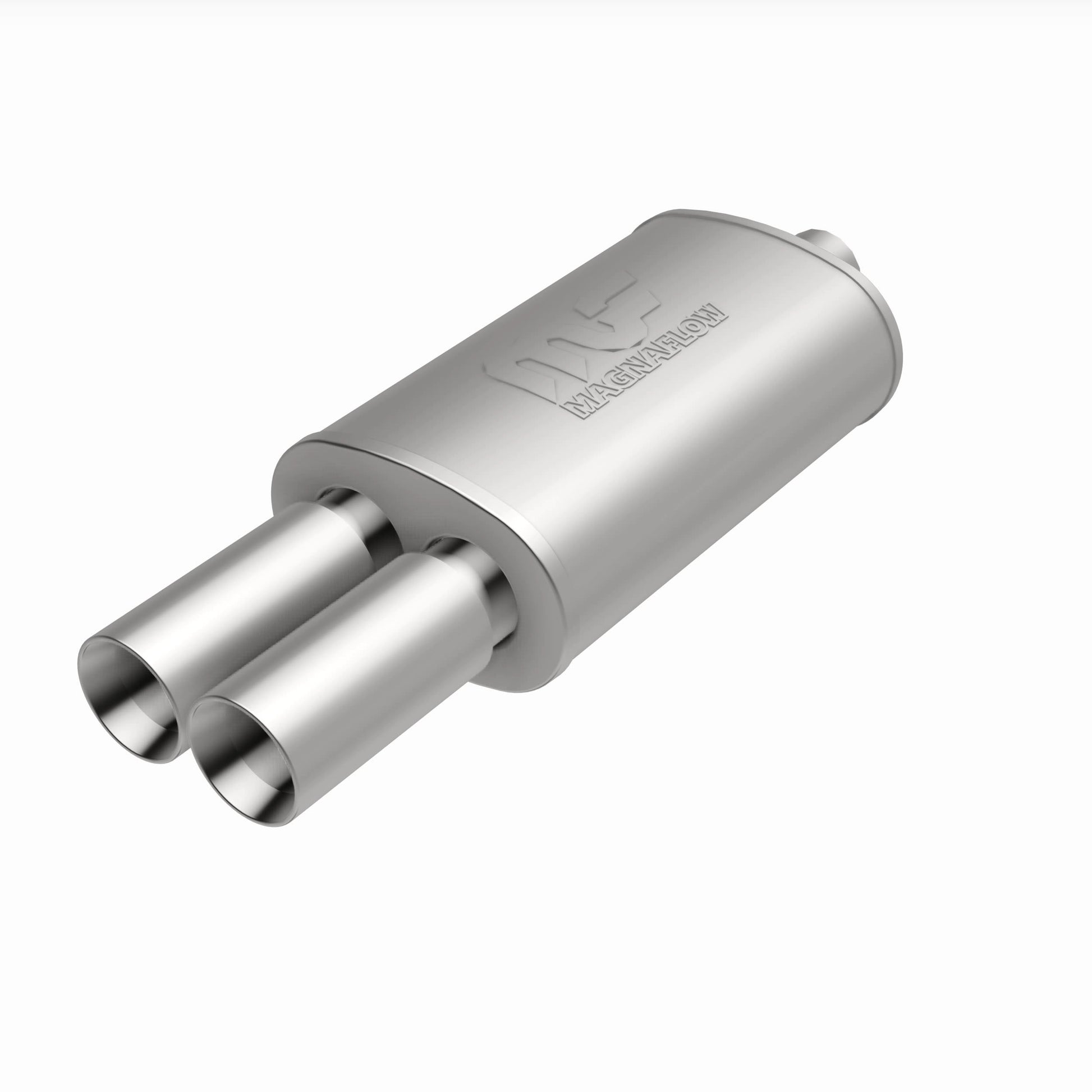 Straight-Through Performance Muffler; 2.25/3.125in. Center/Dual; 5x14x8 Body by MagnaFlow Exhaust Products
