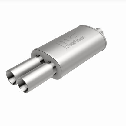 Straight-Through Performance Muffler; 2.25/3.125in. Center/Dual; 5x14x8 Body by MagnaFlow Exhaust Products