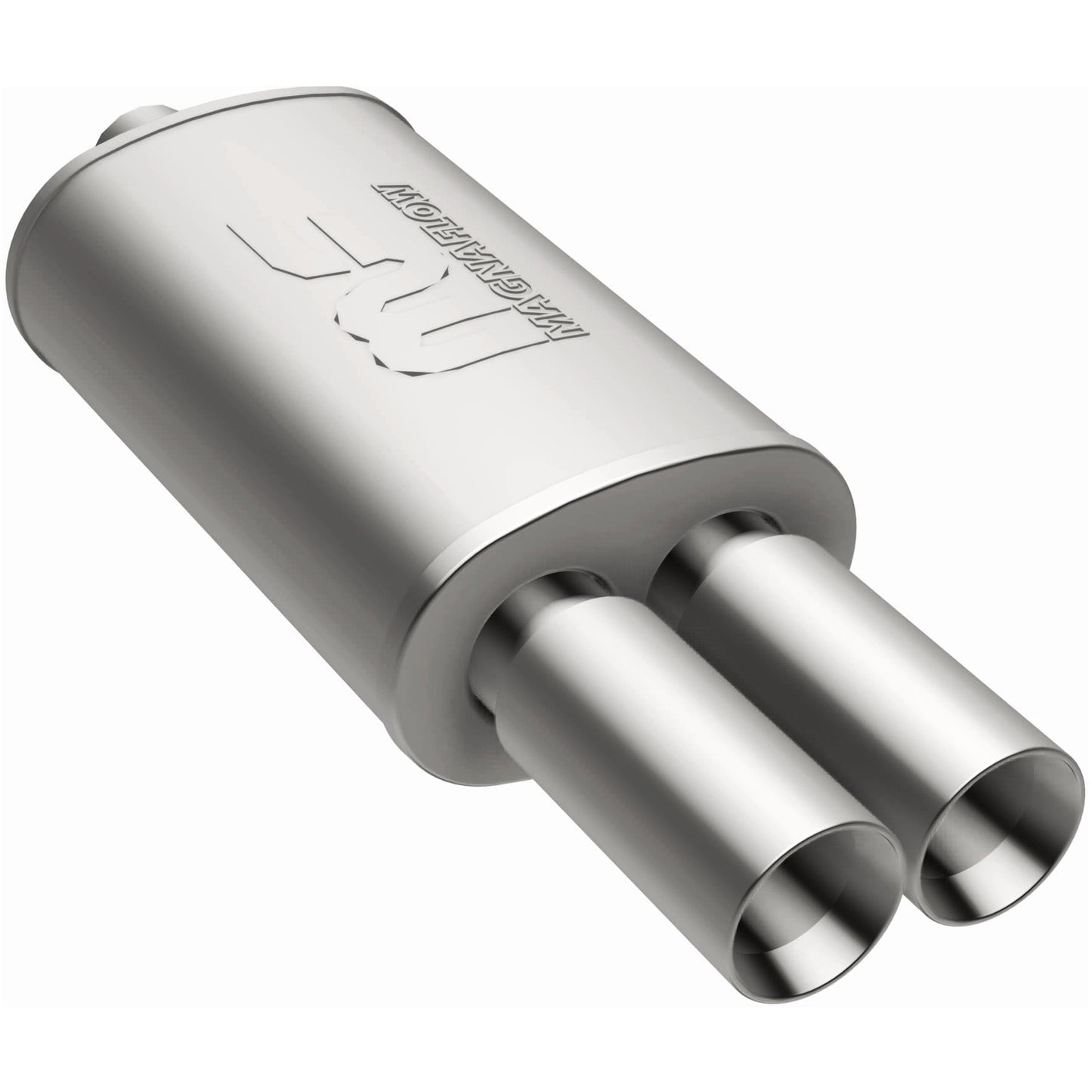 Straight-Through Performance Muffler; 2.25/3.125in. Center/Dual; 5x14x8 Body by MagnaFlow Exhaust Products