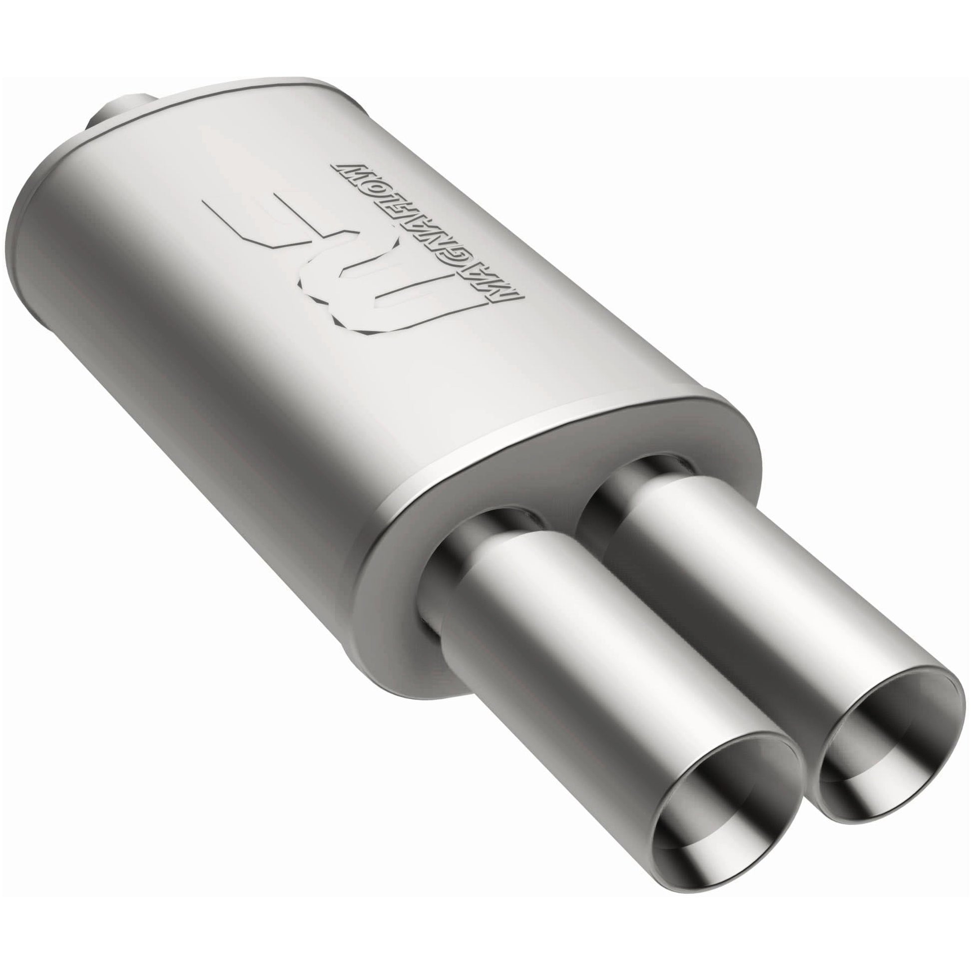 Straight-Through Performance Muffler; 2.25/3.125in. Center/Dual; 5x14x8 Body by MagnaFlow Exhaust Products