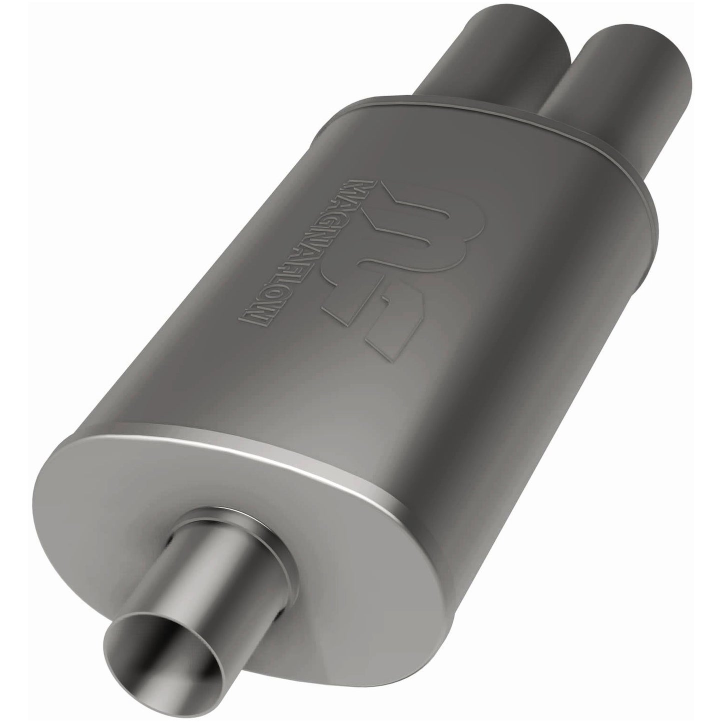 Straight-Through Performance Muffler; 2.25/3.125in. Center/Dual; 5x14x8 Body by MagnaFlow Exhaust Products