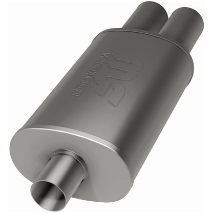 Straight-Through Performance Muffler; 2.25/3.125in. Center/Dual; 5x14x8 Body by MagnaFlow Exhaust Products