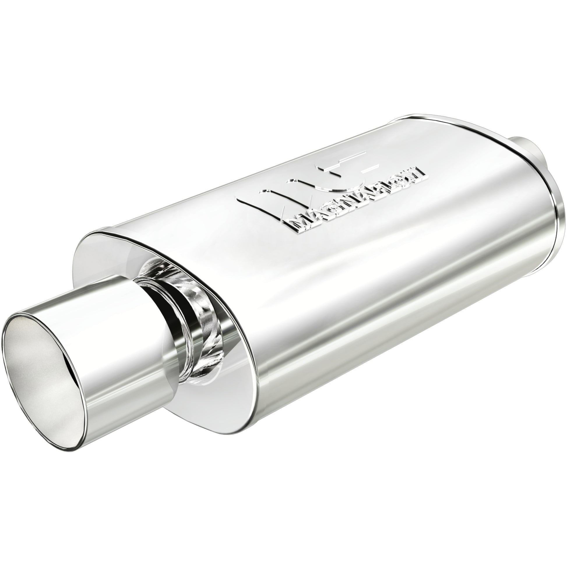Straight-Through Performance Muffler; 2.25/4in. Center/Center; 5x14x8 Body by MagnaFlow Exhaust Products