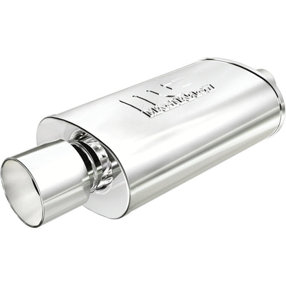 Straight-Through Performance Muffler; 2.25/4in. Center/Center; 5x14x8 Body by MagnaFlow Exhaust Products