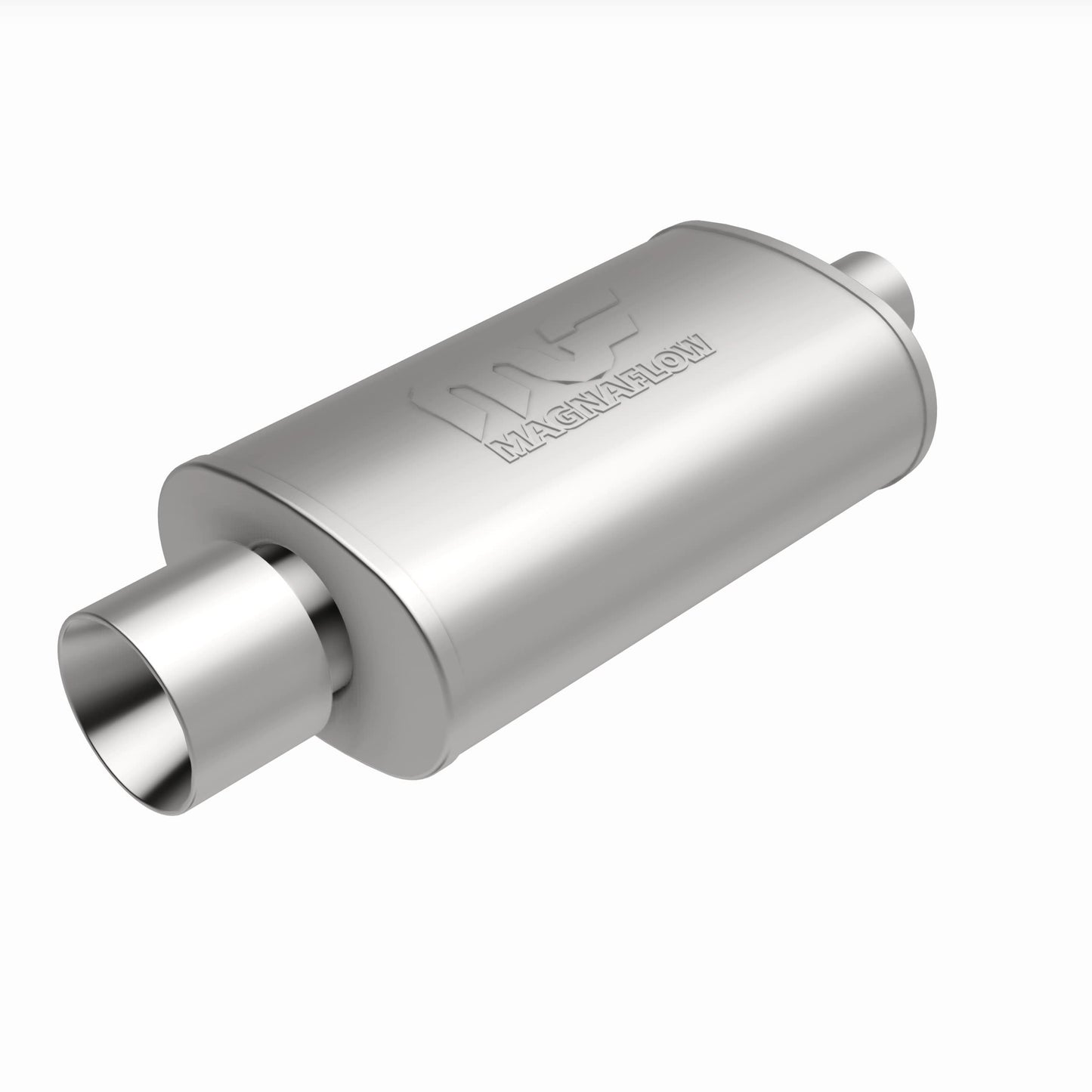 Straight-Through Performance Muffler; 2.25/4in. Center/Center; 5x14x8 Body by MagnaFlow Exhaust Products
