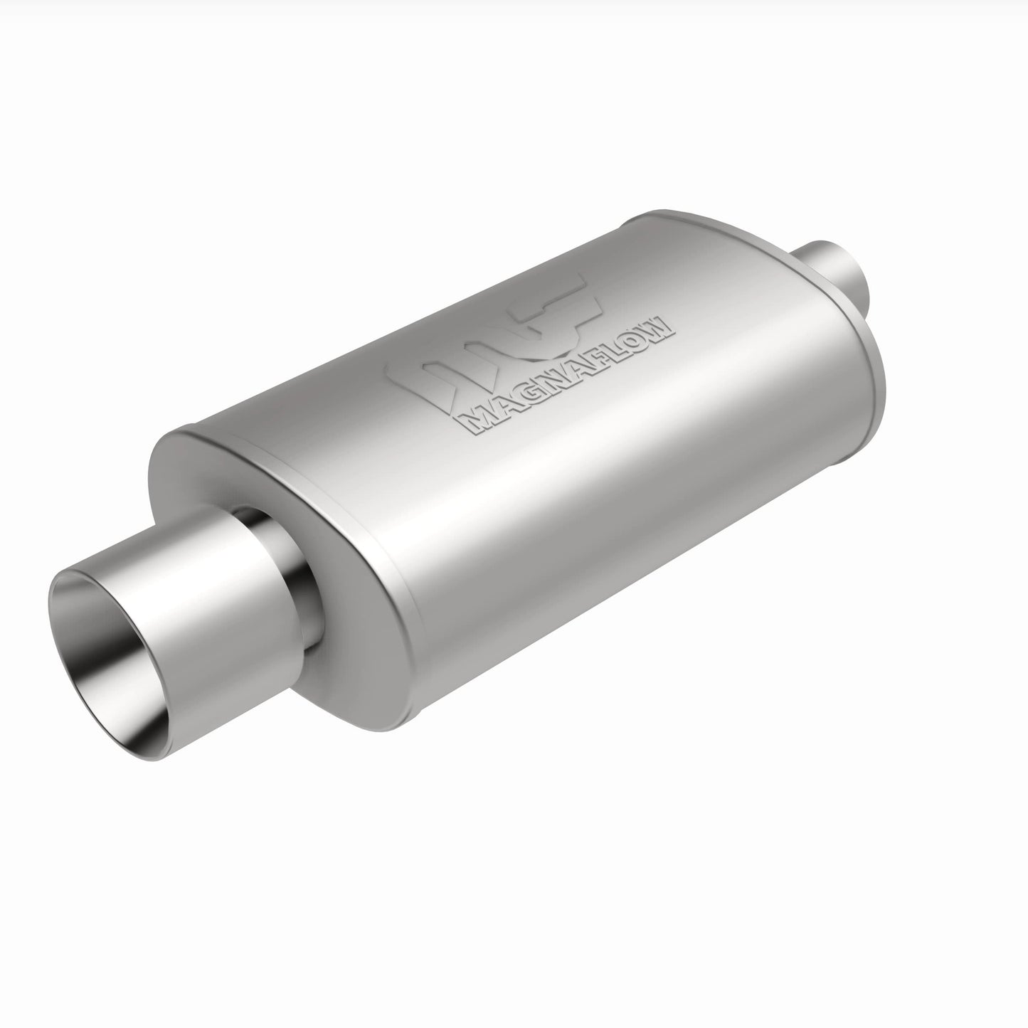 Straight-Through Performance Muffler; 2.25/4in. Center/Center; 5x14x8 Body by MagnaFlow Exhaust Products
