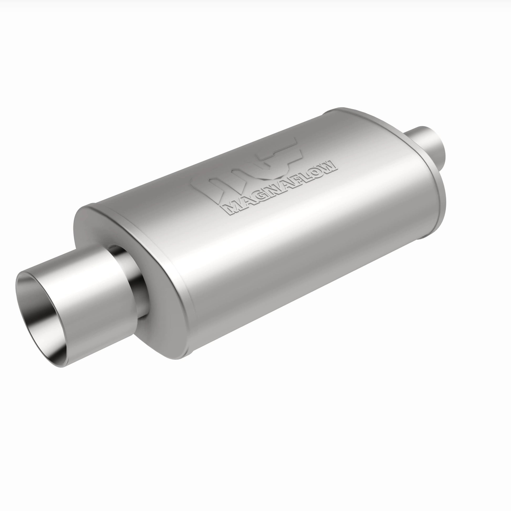 Straight-Through Performance Muffler; 2.25/4in. Center/Center; 5x14x8 Body by MagnaFlow Exhaust Products