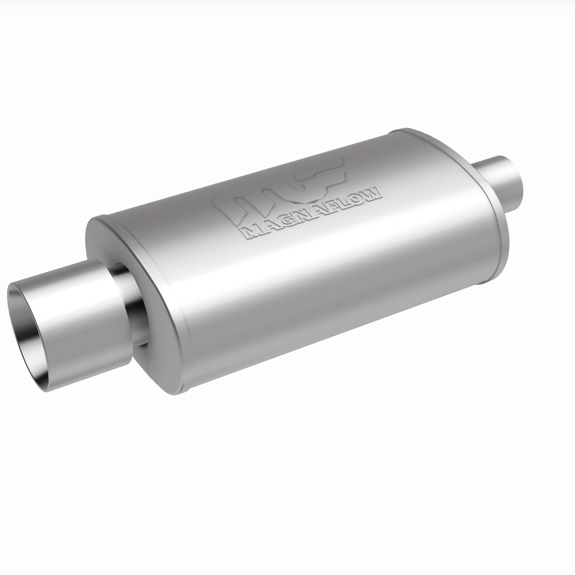 Straight-Through Performance Muffler; 2.25/4in. Center/Center; 5x14x8 Body by MagnaFlow Exhaust Products