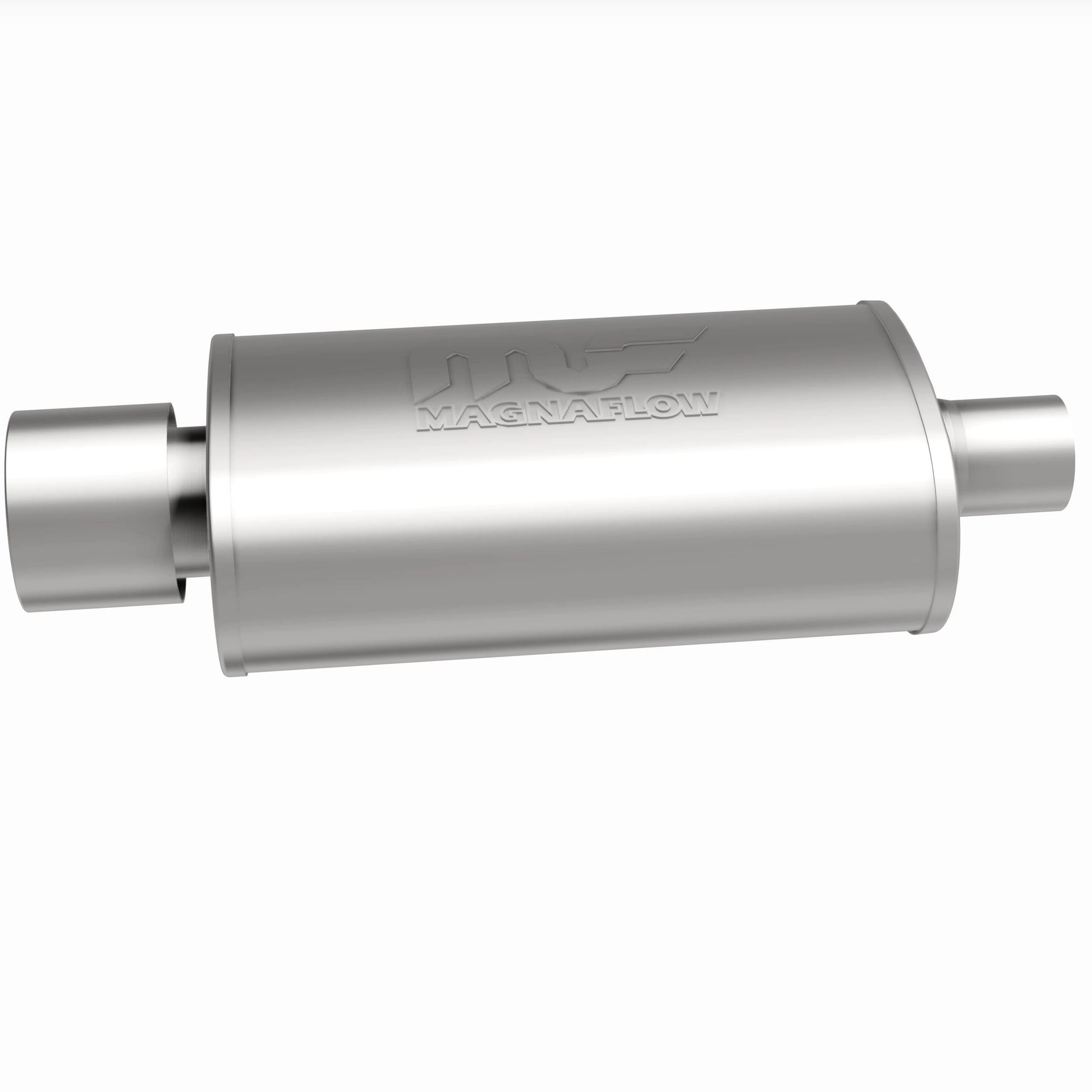 Straight-Through Performance Muffler; 2.25/4in. Center/Center; 5x14x8 Body by MagnaFlow Exhaust Products