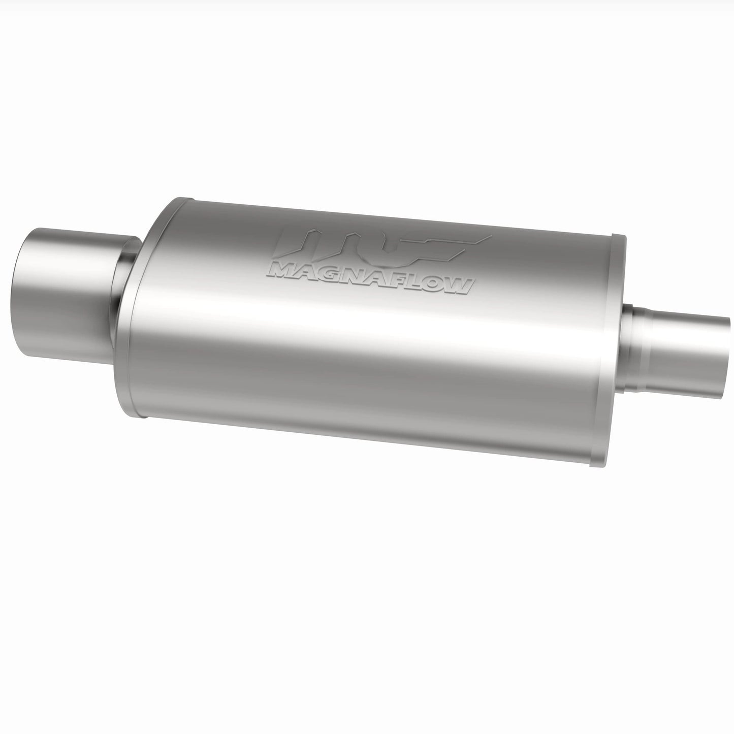 Straight-Through Performance Muffler; 2.25/4in. Center/Center; 5x14x8 Body by MagnaFlow Exhaust Products