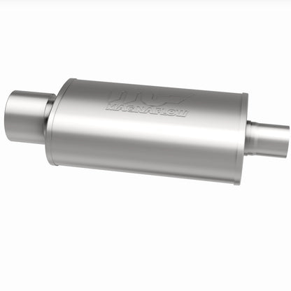 Straight-Through Performance Muffler; 2.25/4in. Center/Center; 5x14x8 Body by MagnaFlow Exhaust Products