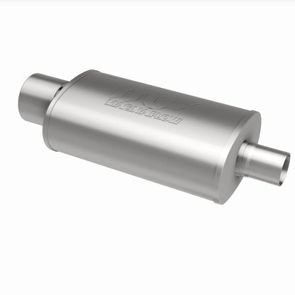 Straight-Through Performance Muffler; 2.25/4in. Center/Center; 5x14x8 Body by MagnaFlow Exhaust Products