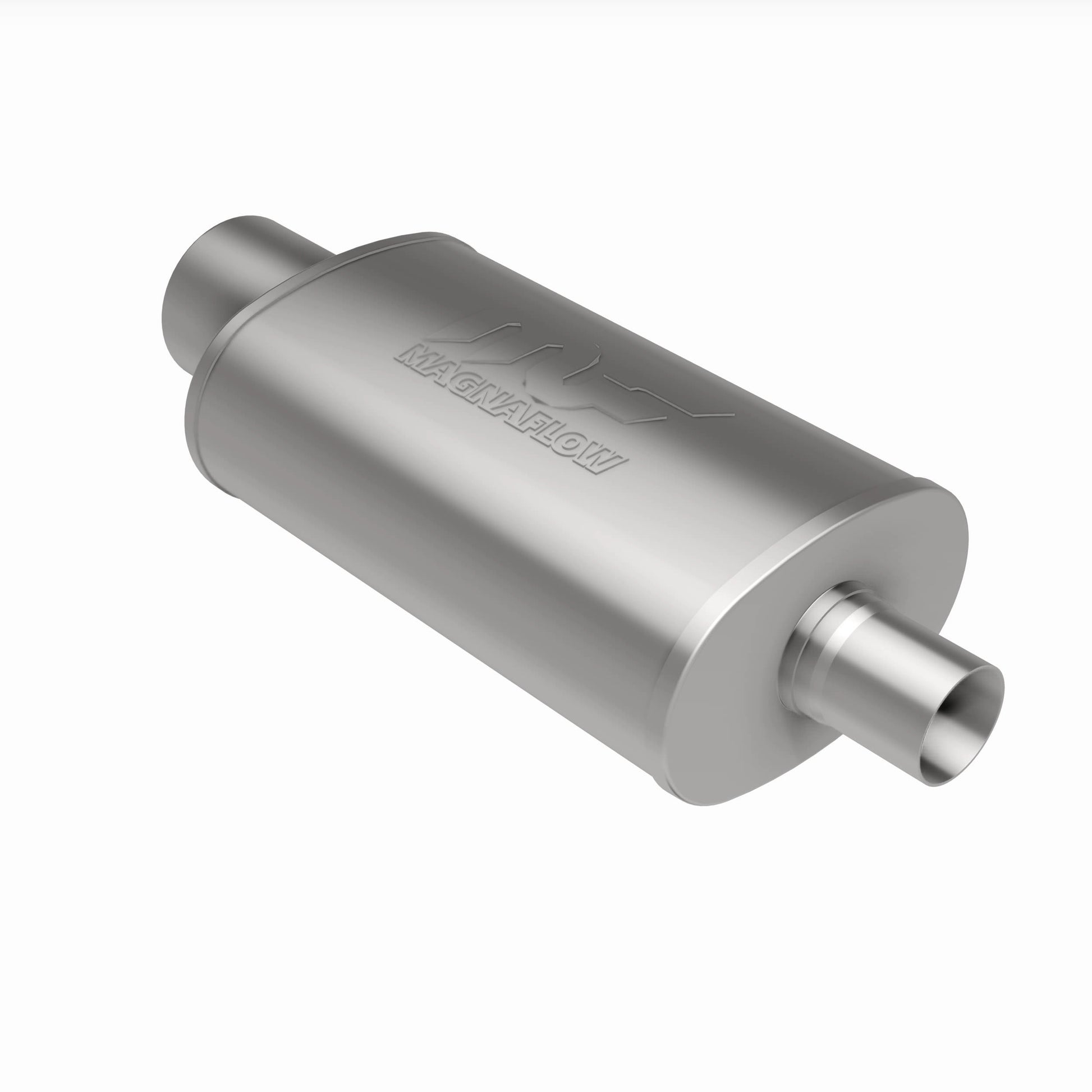 Straight-Through Performance Muffler; 2.25/4in. Center/Center; 5x14x8 Body by MagnaFlow Exhaust Products