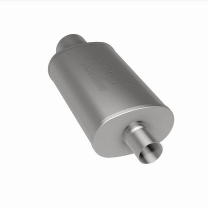 Straight-Through Performance Muffler; 2.25/4in. Center/Center; 5x14x8 Body by MagnaFlow Exhaust Products