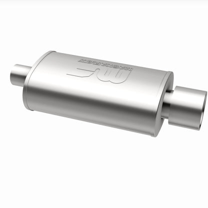 Straight-Through Performance Muffler; 2.25/4in. Center/Center; 5x14x8 Body by MagnaFlow Exhaust Products