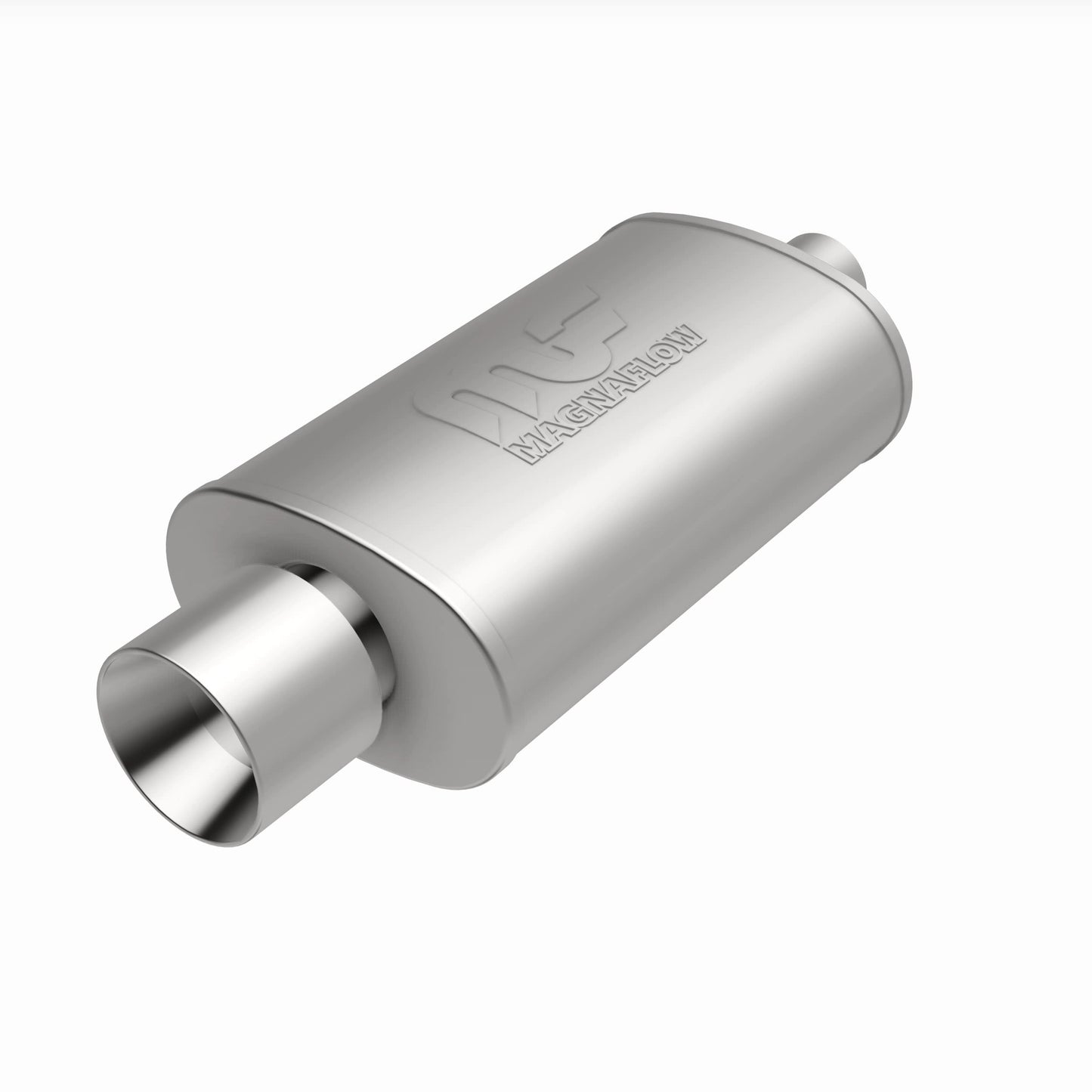 Straight-Through Performance Muffler; 2.25/4in. Center/Center; 5x14x8 Body by MagnaFlow Exhaust Products