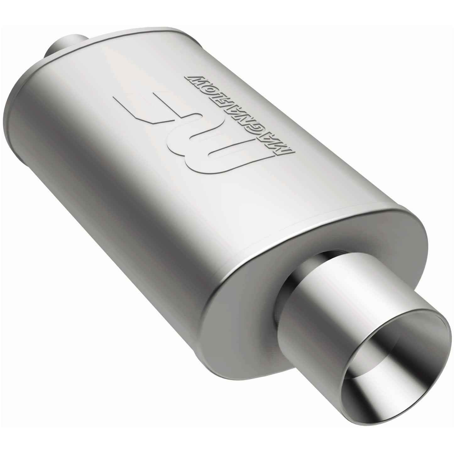 Straight-Through Performance Muffler; 2.25/4in. Center/Center; 5x14x8 Body by MagnaFlow Exhaust Products