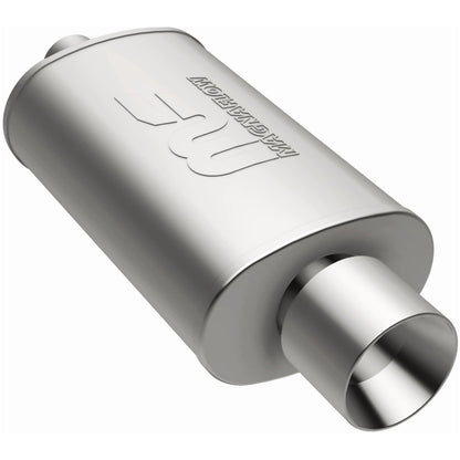 Straight-Through Performance Muffler; 2.25/4in. Center/Center; 5x14x8 Body by MagnaFlow Exhaust Products