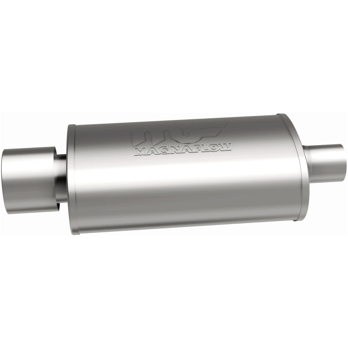 Straight-Through Performance Muffler; 2.25/4in. Center/Center; 5x14x8 Body by MagnaFlow Exhaust Products