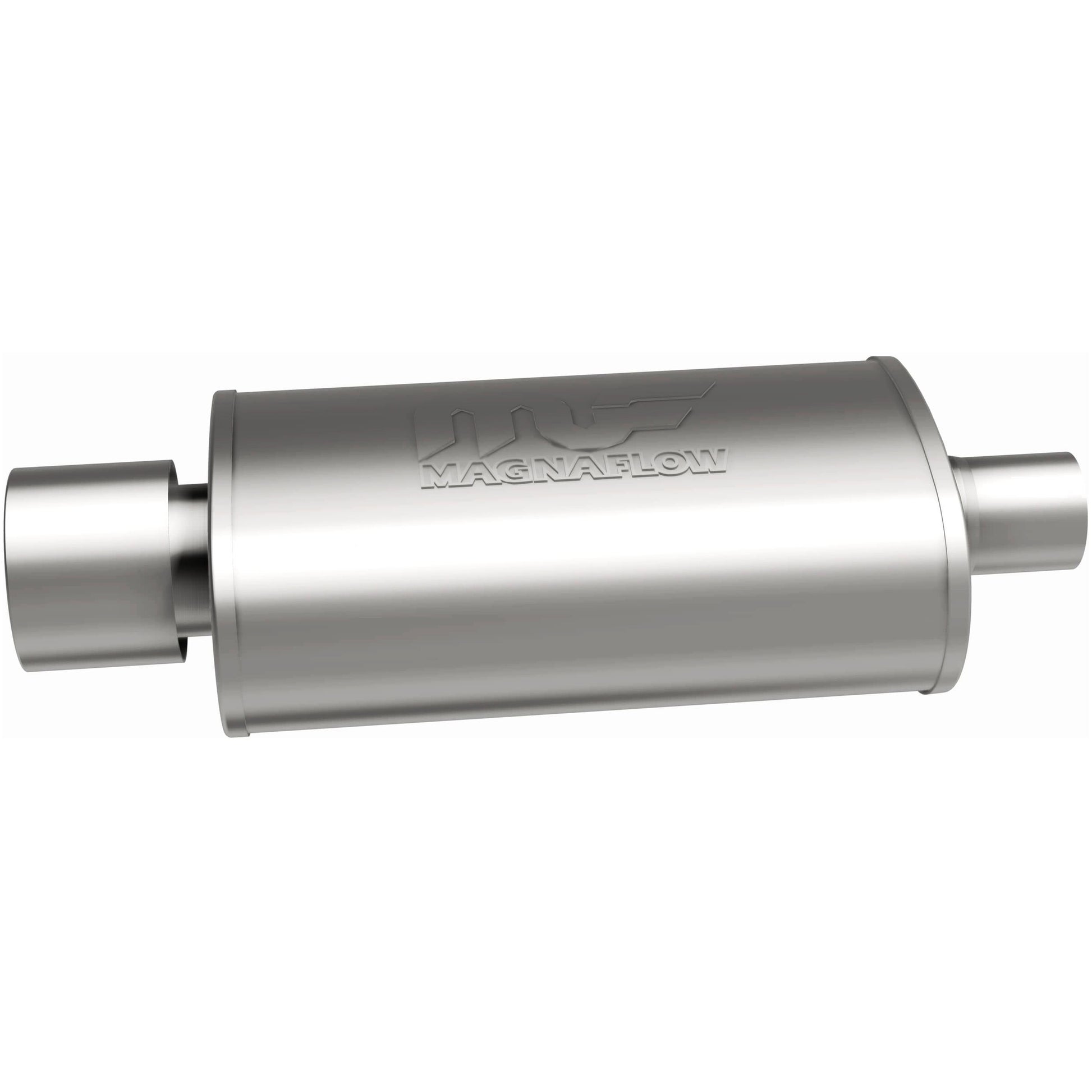 Straight-Through Performance Muffler; 2.25/4in. Center/Center; 5x14x8 Body by MagnaFlow Exhaust Products