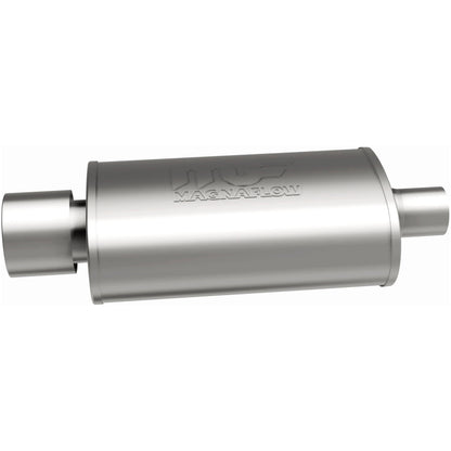 Straight-Through Performance Muffler; 2.25/4in. Center/Center; 5x14x8 Body by MagnaFlow Exhaust Products