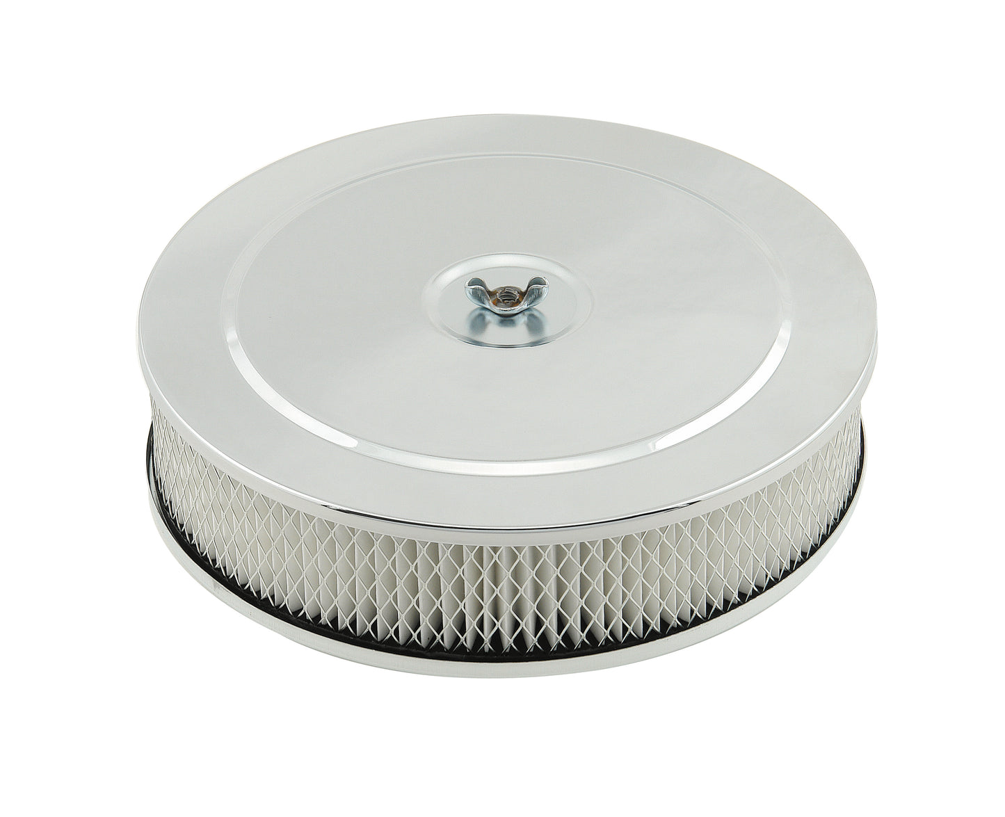 Mr. Gasket Air Cleaner - 9 Inch Diameter x 2-3/4 Inch Tall - Chrome by Mr Gasket