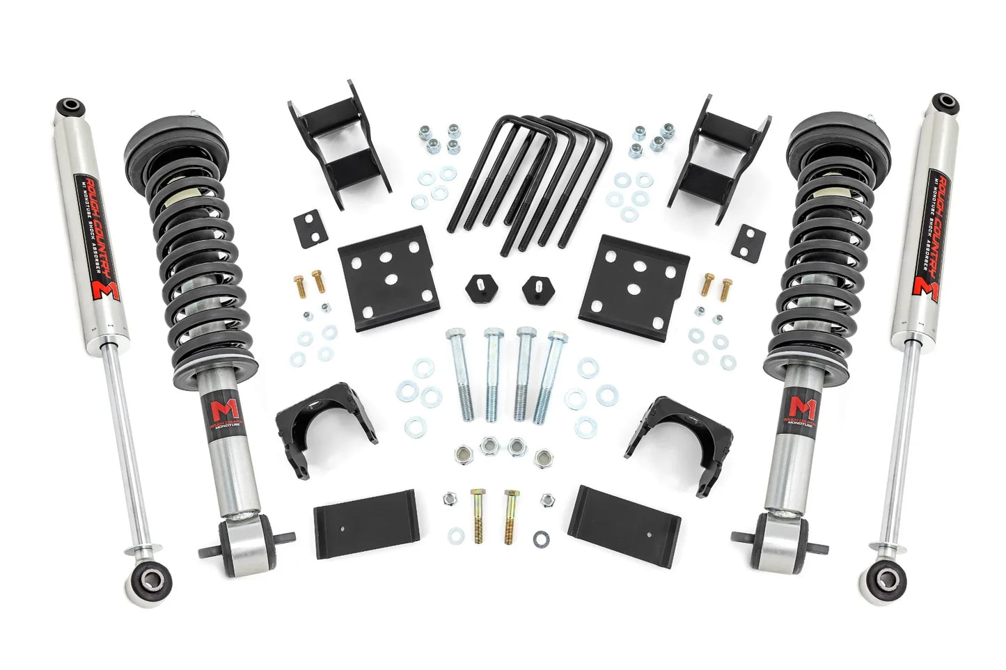 Rough Country 2 Inch Lowering Kit 4 Inch Rear Lowering | M1 | Ford F150 (2015-2025) by Rough Country