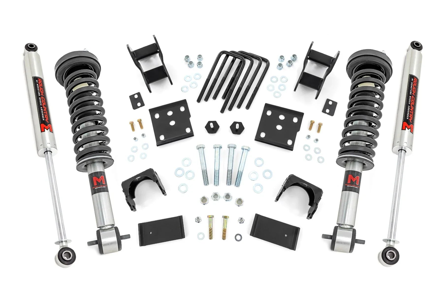 Rough Country 2 Inch Lowering Kit 4 Inch Rear Lowering | M1 | Ford F150 (2015-2025) by Rough Country