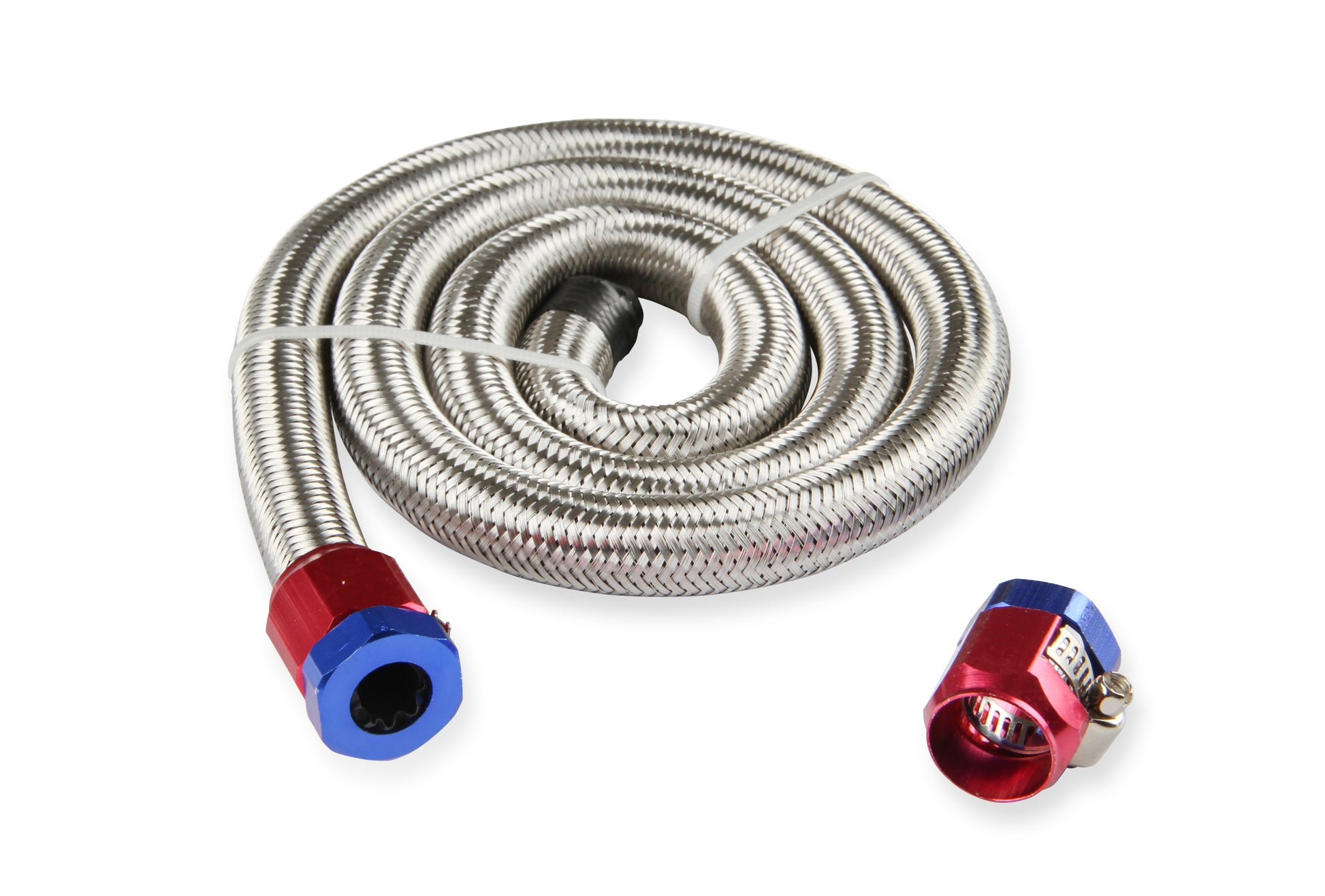 Mr. Gasket Braided Steel Fuel Line Kit - 3/8 Inch x 3 Foot by Mr Gasket
