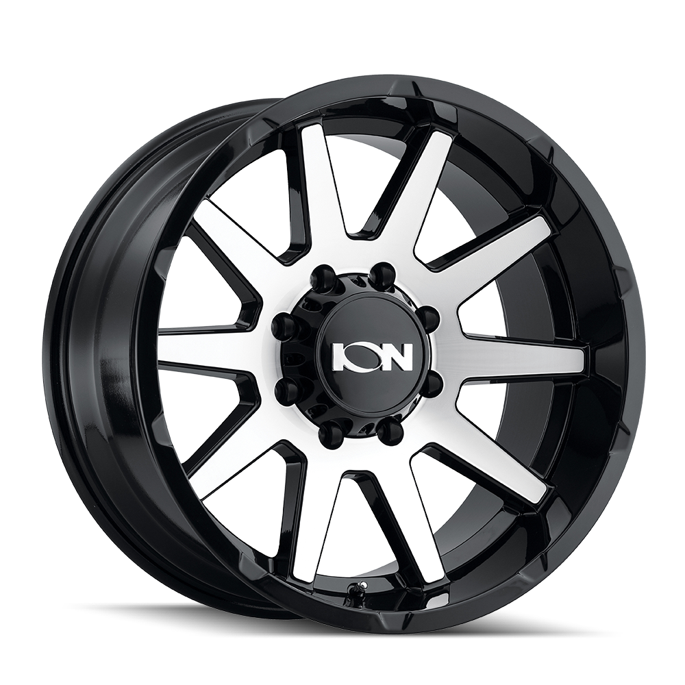 ION 143 GLOSS BLACK MACHINED 20X10 8-165.1 -19MM 125.2MM by Ion Alloy