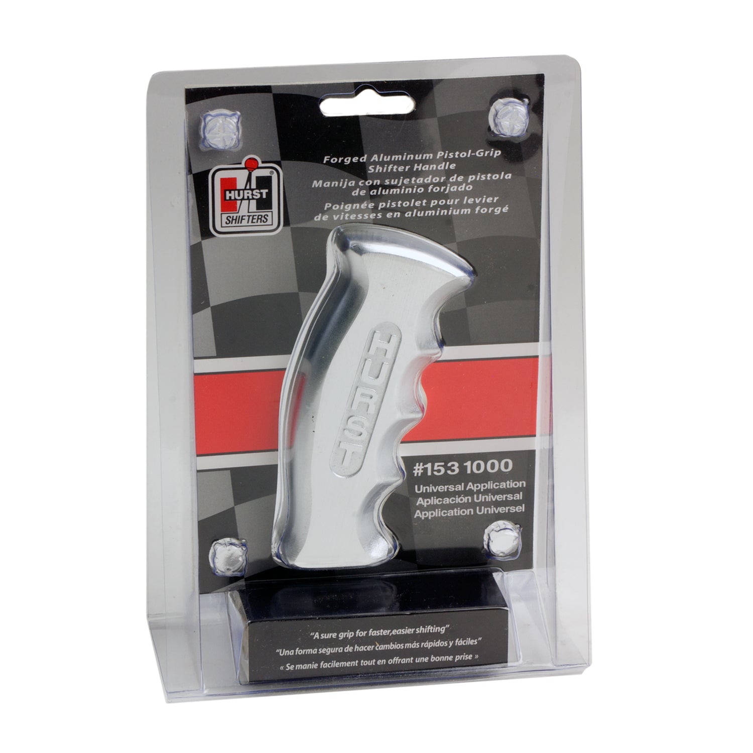 Hurst Billet/Plus Universal Pistol Grip Shift Handle by Hurst