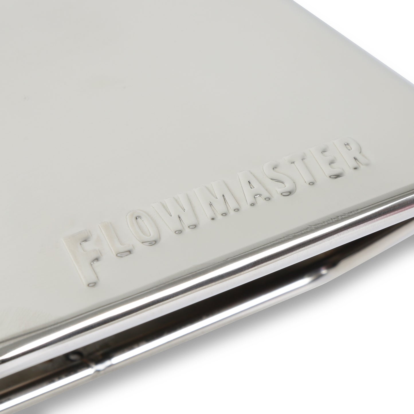 Exhaust Tip - 3.0 x 5.5 Polished Angle Rolled Edge Fits 2.5 in. Tubing by Flowmaster