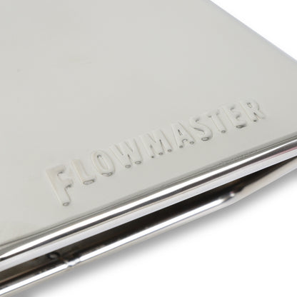 Exhaust Tip - 3.0 x 5.5 Polished Angle Rolled Edge Fits 2.5 in. Tubing by Flowmaster