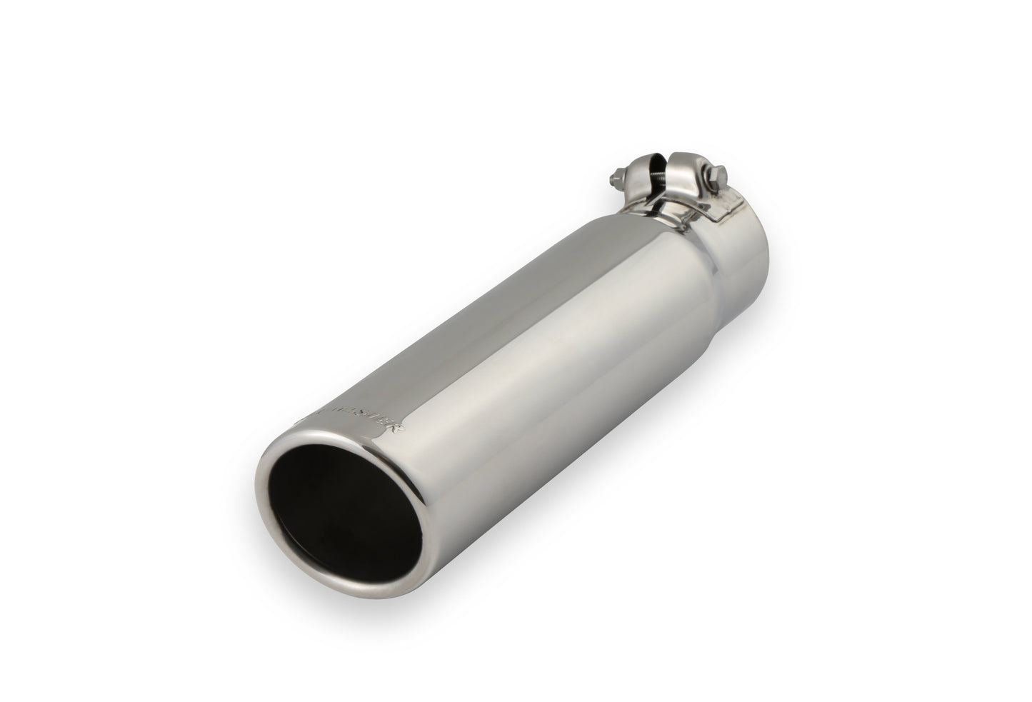 Exhaust Tip - 3.00 in. Rolled Angle Polished SS Fits 2.50 in. Tubing - clamp on by Flowmaster