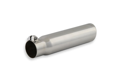 Exhaust Tip - 3.00 in. Rolled Angle Polished SS Fits 2.50 in. Tubing - clamp on by Flowmaster