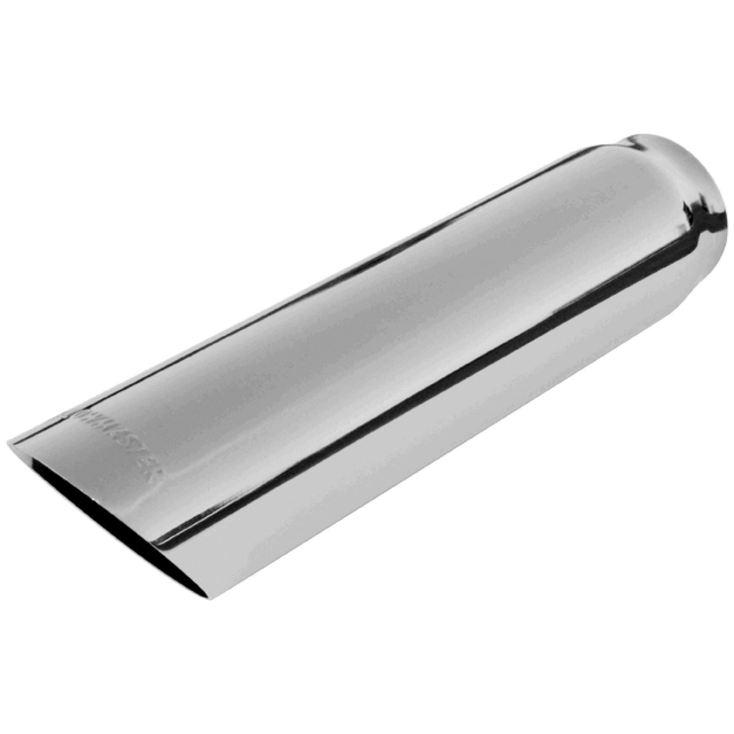 Exhaust Tip - 3.00 in. Cut Angle Polished SS Fits 2.50 in. Tubing - weld on by Flowmaster
