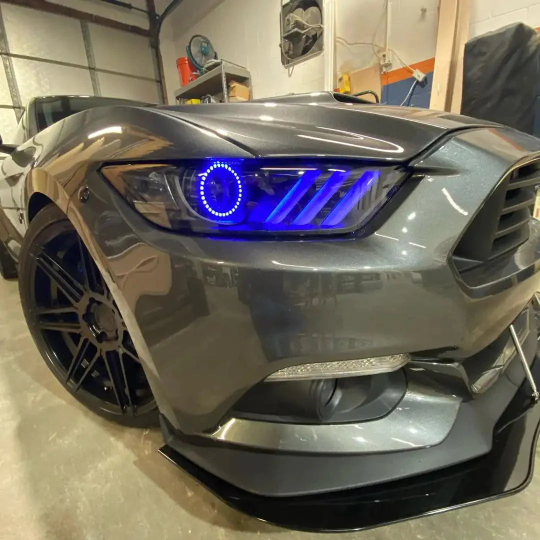 ORACLE Lighting 2015-2017 Ford Mustang V6/GT/Shelby ColorSHIFT DRL Upgrade w/Halo Kit by ORACLE Lighting