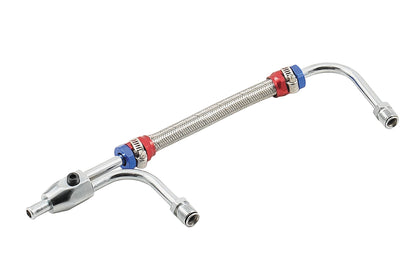 Mr. Gasket Adjustable Fuel Line with Red and Blue Hose Ends by Mr Gasket
